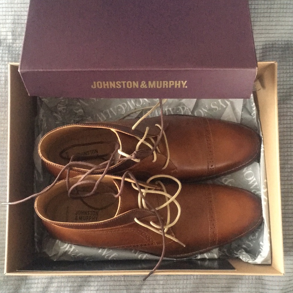 Johnston & Murphy Garner Cap Toe Boot - Picture 7 of 8